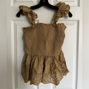 Japna Medium Top in Tan